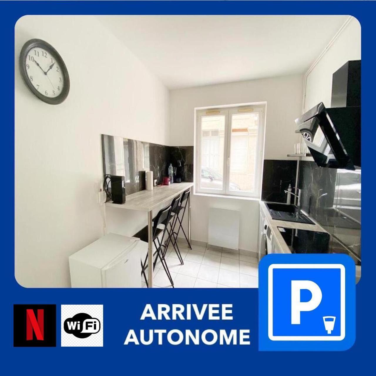 Apartament 023 Chic & Cosy F1 23M2 Hypercentre Wifi Smart Tv Netflix Saint-Etienne  Zewnętrze zdjęcie